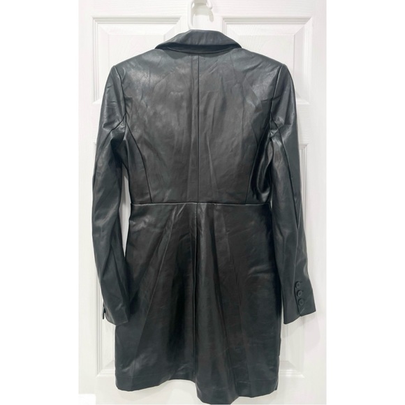 Express Vegan Leather Blazer Dress by Negin Mirsalehi - Picture 2 of 14